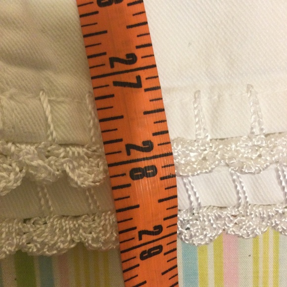 Vkntage White Jeans With Lace Trim on bell bottoms by Officious IND - Picture 9 of 12